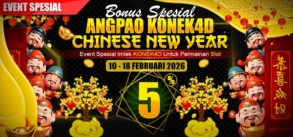 CHINESE NEW YEAR KONEK4D MIN DEPO 10K